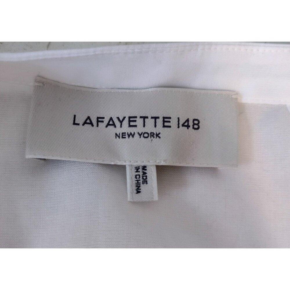 Lafayette 148 Open Front Blazer Vest Size XL Sleeveless Long Lightweight Pocket - Picture 5 of 7